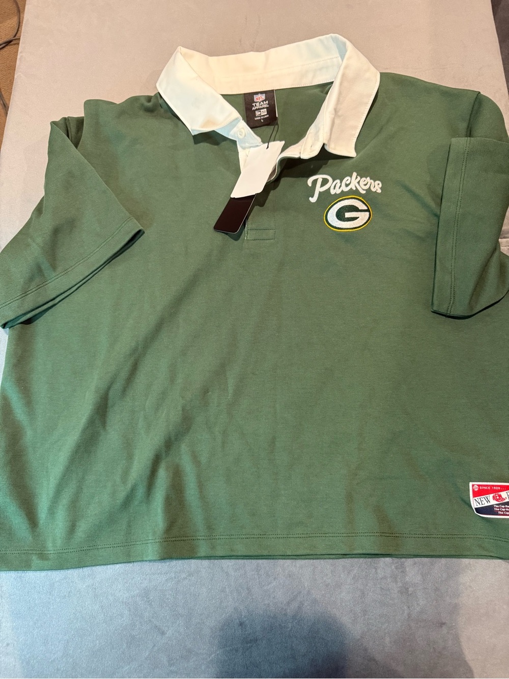 New Era Green Polo - Green Bay Packers